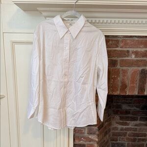 Banana Republic Ivory Stretch Blouse